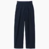 GAP × Victoria Beckham högmidjade byxor med veckad bågform