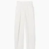 GAP × Victoria Beckham högmidjade byxor med veckad bågform