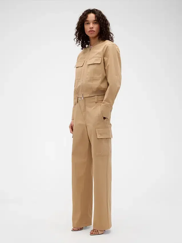 GAP × Victoria Beckham högmidjade cargobyxor