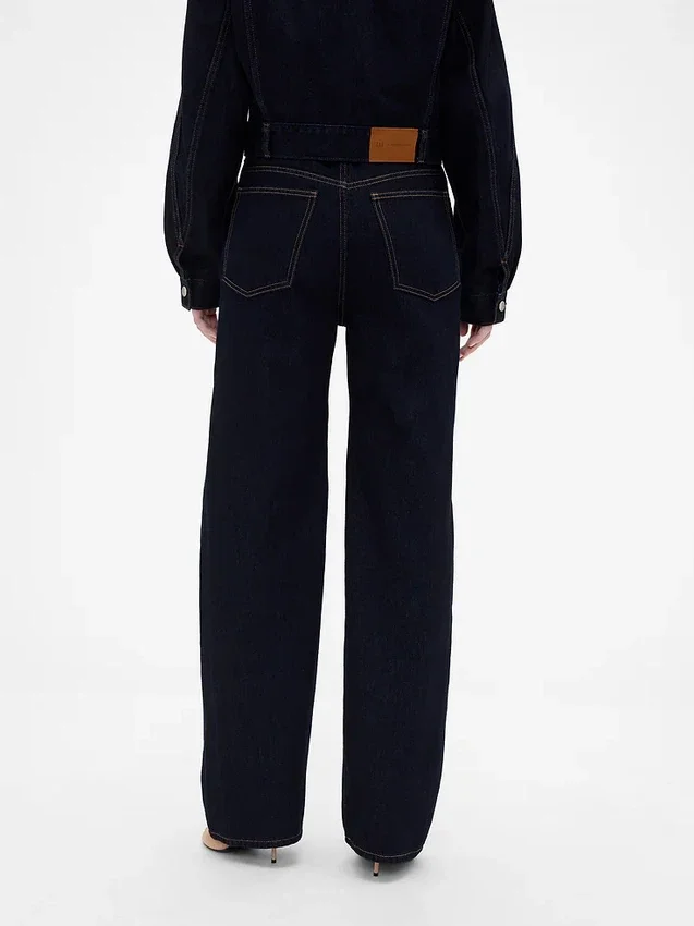 Gap × Victoria Beckham högmidjade raka Jeans