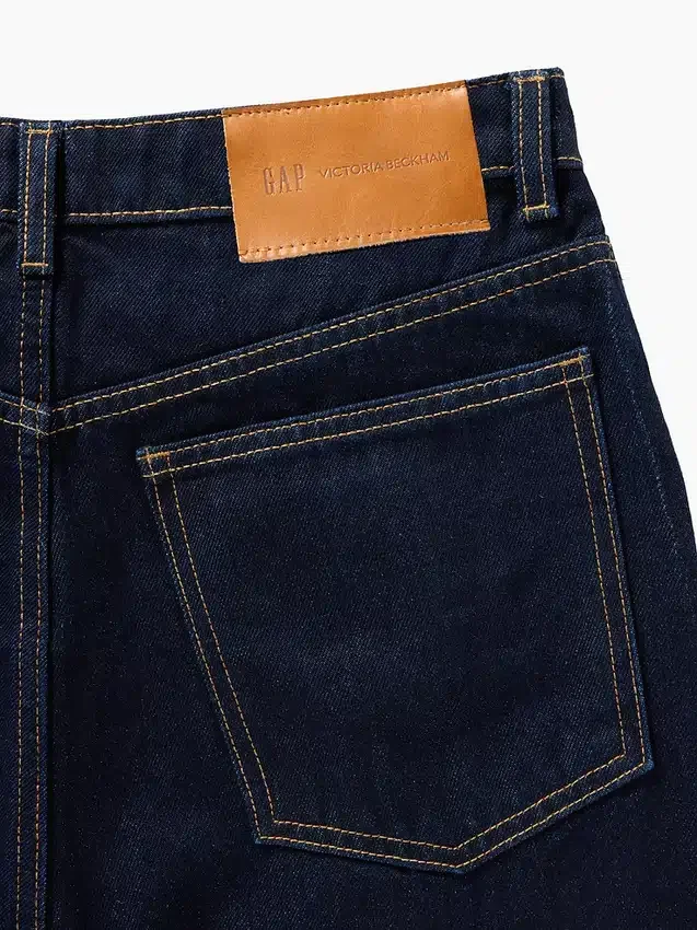 Gap × Victoria Beckham högmidjade raka Jeans