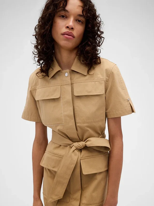 GAP × Victoria Beckham miniklänning i mac-stil