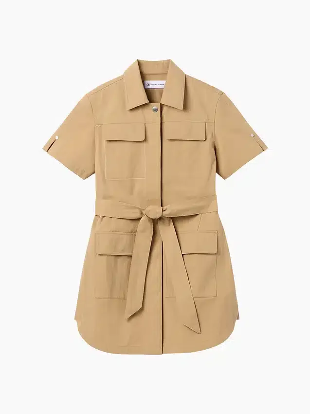 GAP × Victoria Beckham miniklänning i mac-stil