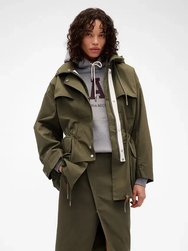 GAP × Victoria Beckham parkasjacka