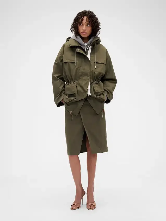 GAP × Victoria Beckham parkasjacka