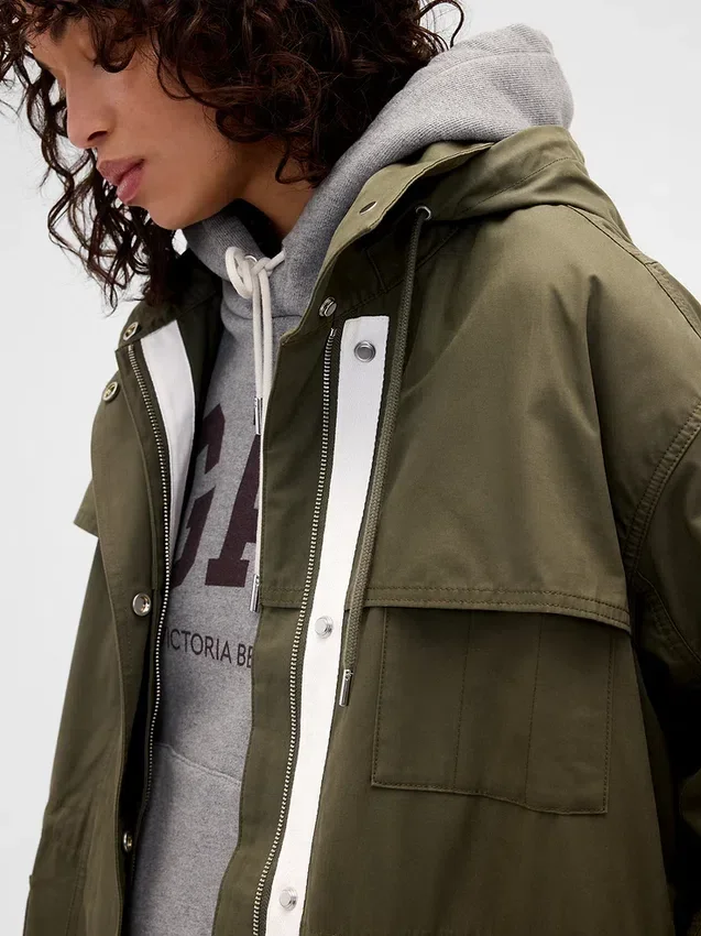 GAP × Victoria Beckham parkasjacka