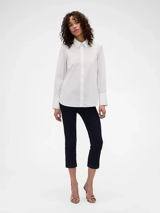 GAP × Victoria Beckham Skjorta i poplin med avslappnad passform