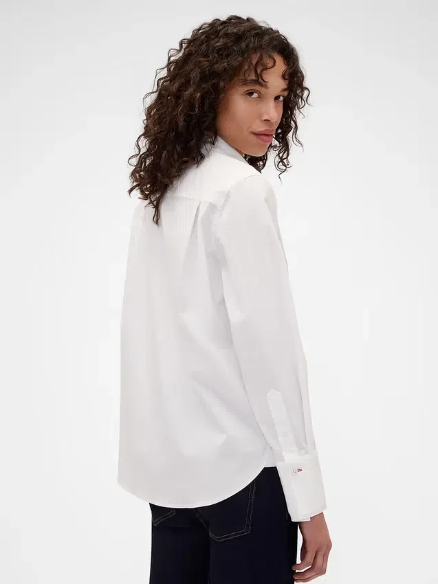 GAP × Victoria Beckham Skjorta i poplin med avslappnad passform