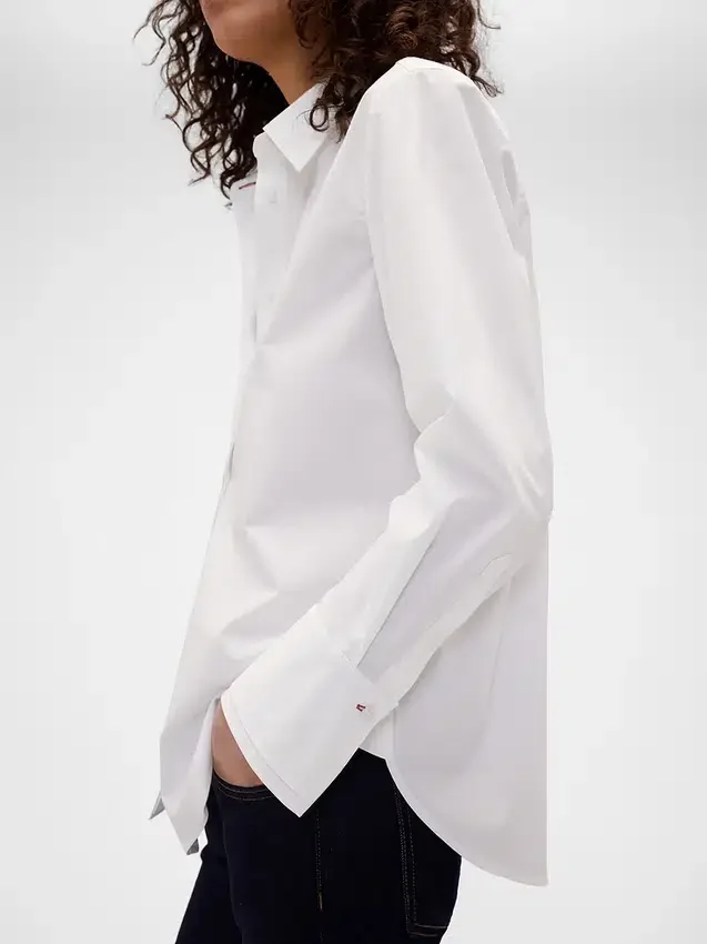 GAP × Victoria Beckham Skjorta i poplin med avslappnad passform