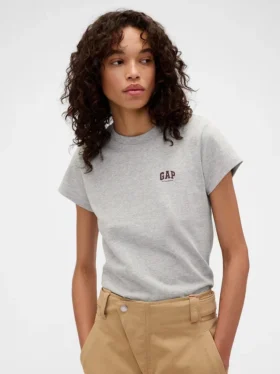 Gap × Victoria Beckham T-shirt i ekologisk bomull med logotyp