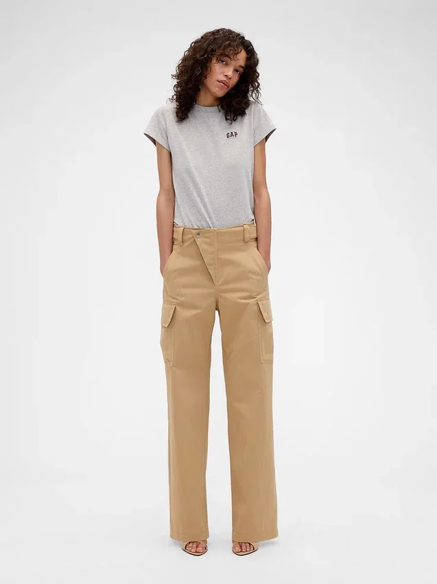 Gap × Victoria Beckham T-shirt i ekologisk bomull med logotyp