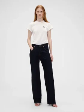 Gap × Victoria Beckham T-shirt i ekologisk bomull med logotyp