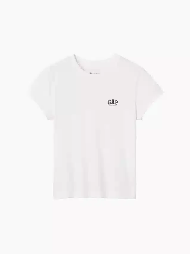 Gap × Victoria Beckham T-shirt i ekologisk bomull med logotyp