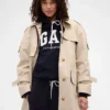GAP × Victoria Beckham Tjock hoodie i fransk frotté