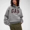 GAP × Victoria Beckham Tjock hoodie i fransk frotté