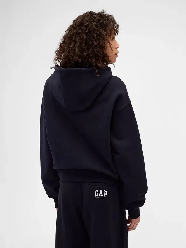 GAP × Victoria Beckham Tjock hoodie i fransk frotté