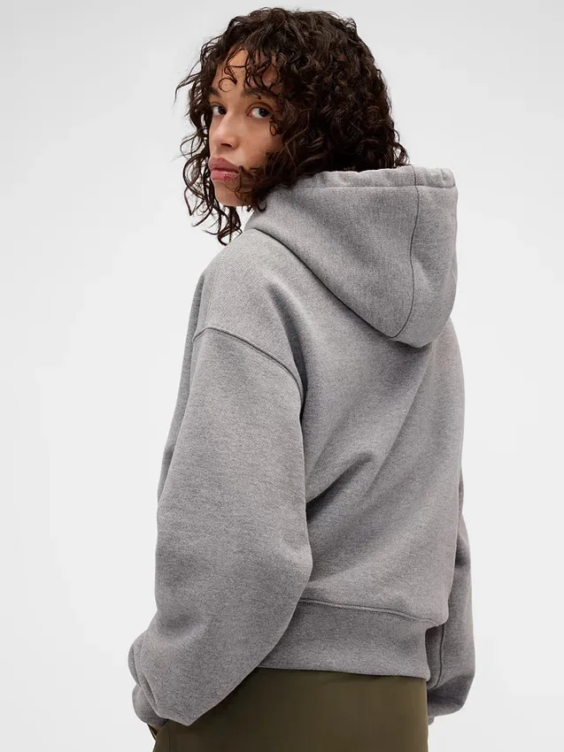 GAP × Victoria Beckham Tjock hoodie i fransk frotté