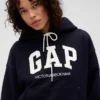 GAP × Victoria Beckham Tjock hoodie i fransk frotté