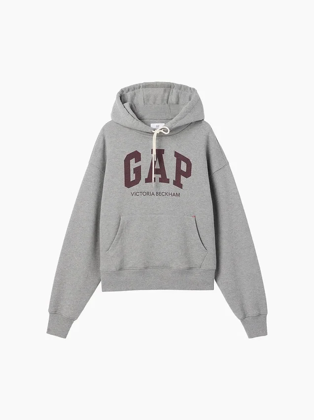 GAP × Victoria Beckham Tjock hoodie i fransk frotté