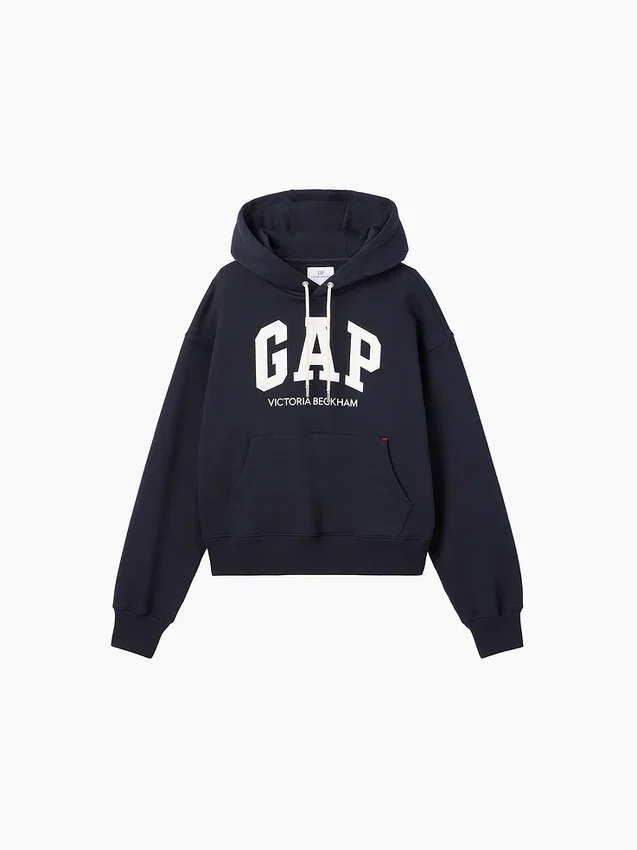 GAP × Victoria Beckham Tjock hoodie i fransk frotté