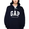 GAP × Victoria Beckham Tjock hoodie i fransk frotté