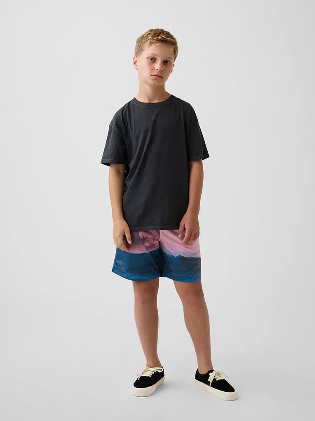 GapFit 6" återvunna mesh-Shorts för barn