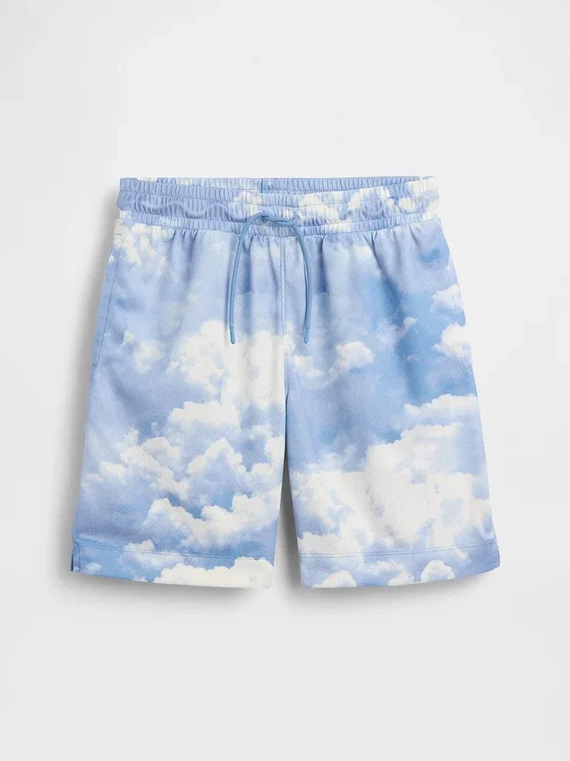 GapFit 6" återvunna mesh-Shorts för barn