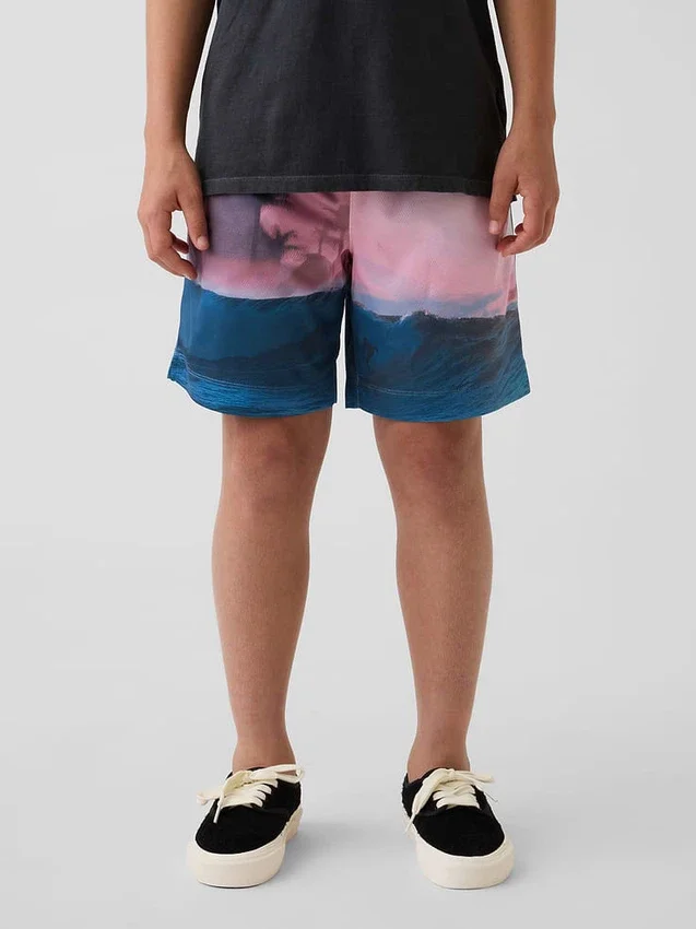 GapFit 6" återvunna mesh-Shorts för barn