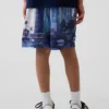 GapFit 6" återvunna mesh-Shorts för barn