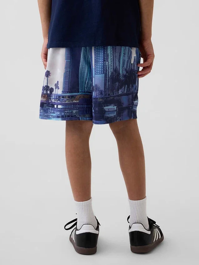 GapFit 6" återvunna mesh-Shorts för barn