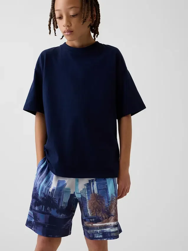 GapFit 6" återvunna mesh-Shorts för barn