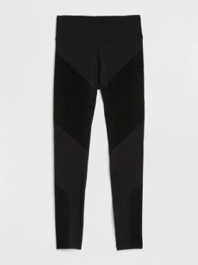 GapFit High Rise Textured Stripe Leggings i Sculpt Compression
