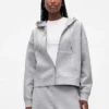 GapFit Oversized-hoodie med dragkedja