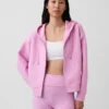 GapFit Oversized-hoodie med dragkedja