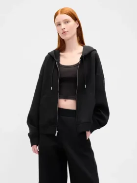 GapFit Oversized-hoodie med dragkedja