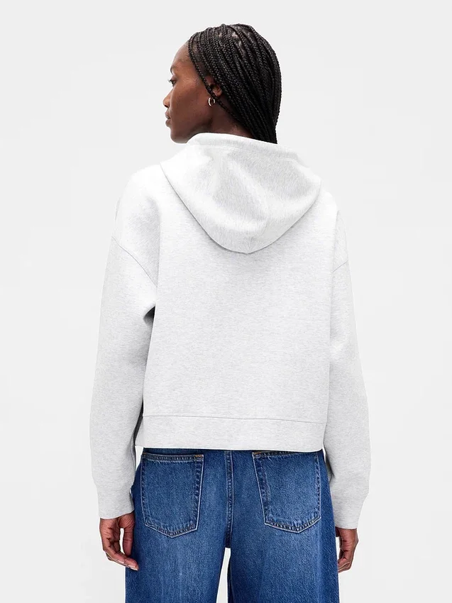 GapFit Oversized-hoodie med dragkedja