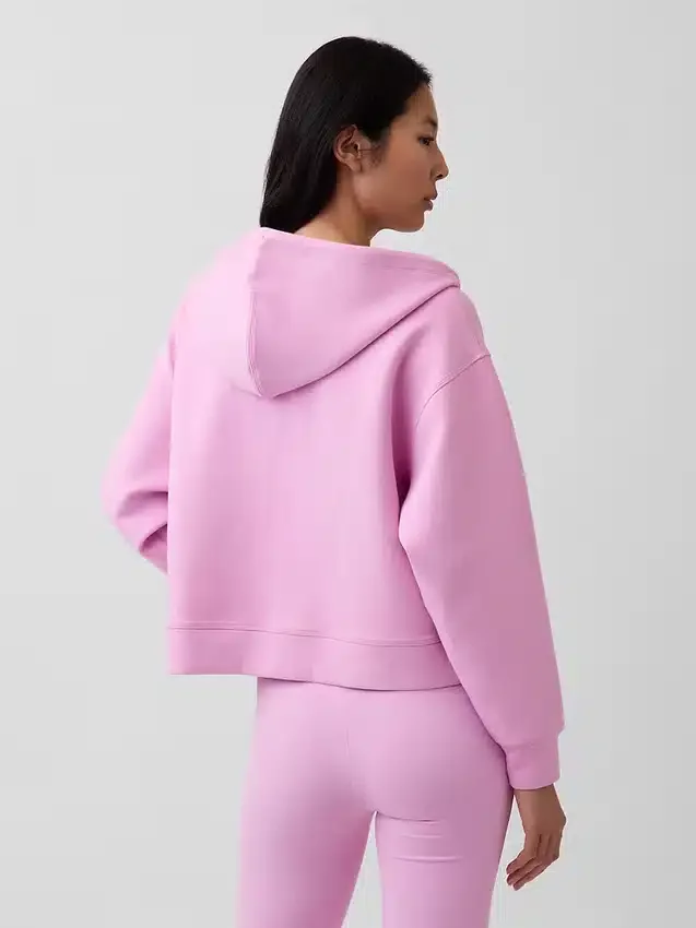 GapFit Oversized-hoodie med dragkedja