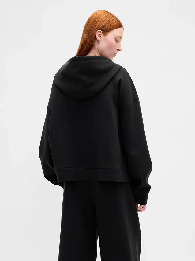 GapFit Oversized-hoodie med dragkedja