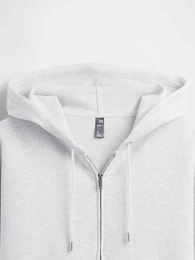 GapFit Oversized-hoodie med dragkedja