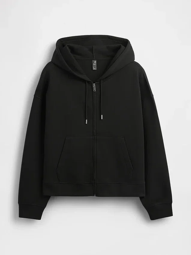 GapFit Oversized-hoodie med dragkedja