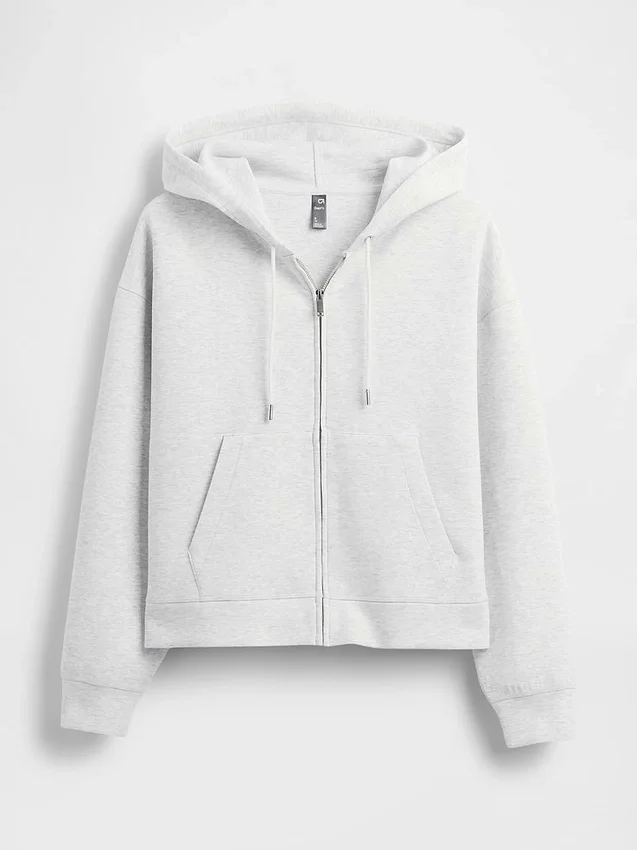 GapFit Oversized-hoodie med dragkedja