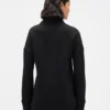 GapFit quiltad jacquardtröja med halv dragkedja