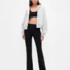 GapFit Smooth Foldover Mini Flare-leggings