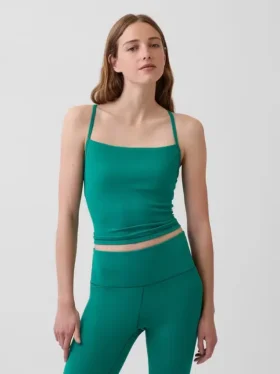 GapFit Smooth Racerback Crop Tank Top