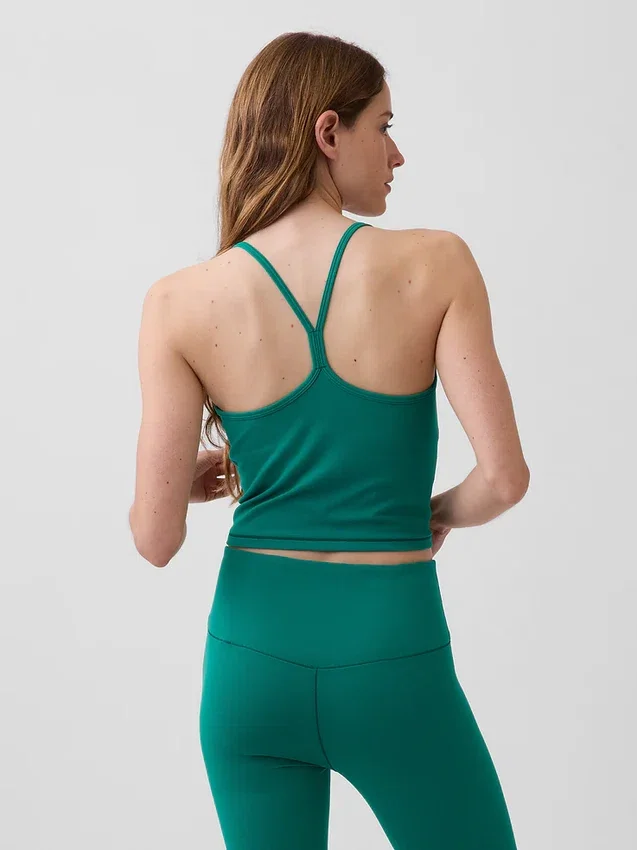 GapFit Smooth Racerback Crop Tank Top