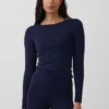 GapFit Smooth T-shirt med båthals