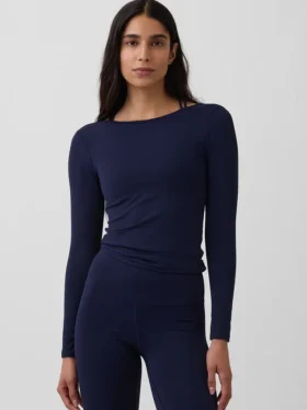 GapFit Smooth T-shirt med båthals