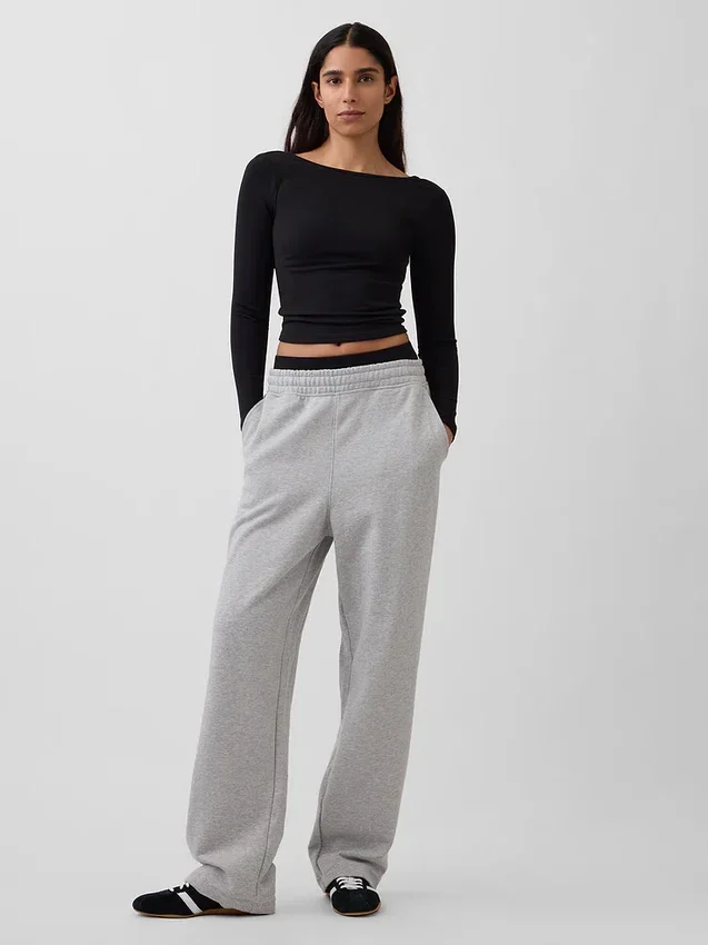 GapFit Smooth T-shirt med båthals
