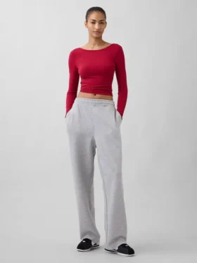 GapFit Smooth T-shirt med båthals