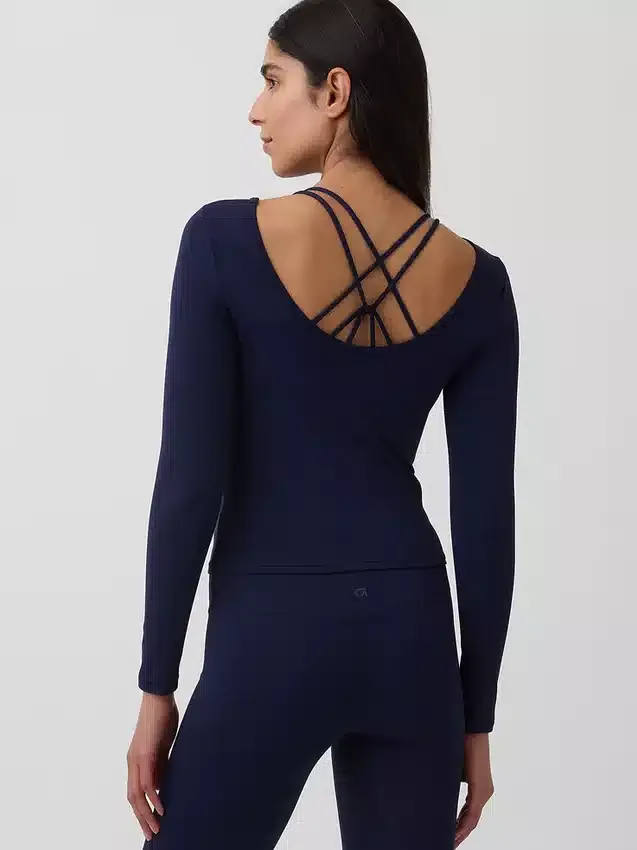 GapFit Smooth T-shirt med båthals
